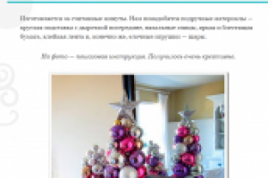 Необычная новогодняя елка своими руками