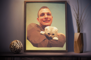 полигональный портрет ("Low Poly")