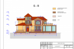 частный дом, фасад