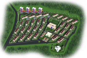 Жилой микрорайон в Талгаре