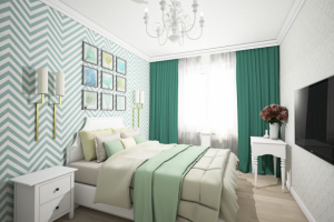 Дизайн спальни в проекте для путешествеников