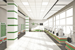 Дизайн проект шоу-рума сельхоз. оборудования в Самаре