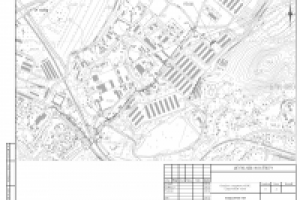 Ситуационный план трассы телефонной канализации