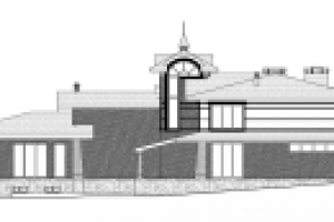проектная графика котеджа в Романково