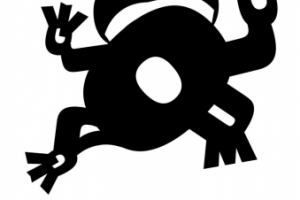 Шрифтовая работа "Жаба"