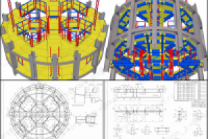 Перех. площадки для конструкции спецназначения  пром. объекта.