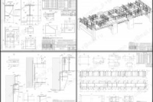 Металлоконструкции площадок обслуживания.