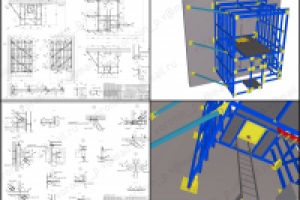 Навесная конструкция галерея.