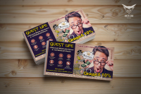 флаер для "Quest Life" - лучшие квест-комнаты