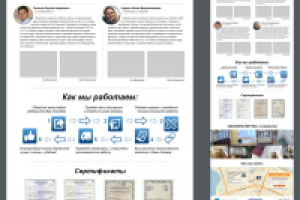 Лэндинг балконымечты.рф. Эскиз страницы, верстка