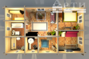 Визуализация обстановки для архитектурных планов