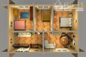 Визуализация обстановки для архитектурных планов