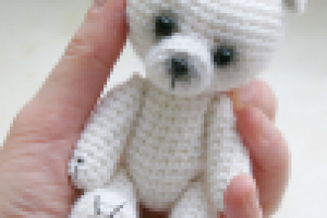 Amigurumi - миниатюрный медведь, крючок
