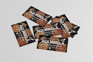 Визитки службы сервиса AQUARELA