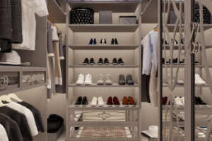 Гардеробная в классике