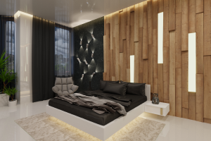 Спальня в эко стиле