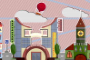 Векторная панорама города