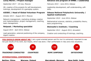 Моё резюме (пример 1)