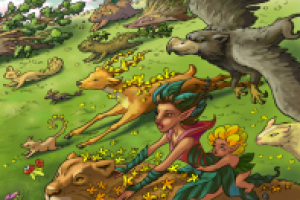 Фрагмент мульт комикса