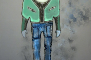 Эскиз одежды к коллекции ''Aquarius''