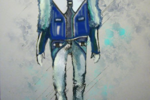 Эскиз к колекции одежды 'Aquarius'''