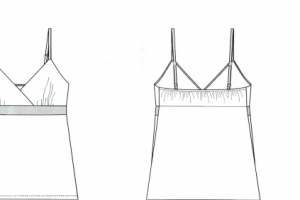 технический эскиз майка