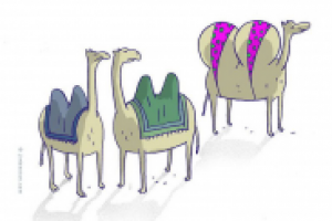 Корабли пустыни (комикс для детского журнала)