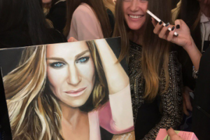 Портрет маслом для Сары Джессики Паркер