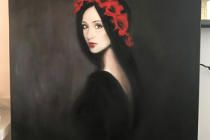 Картина в интерьер маслом на заказ.