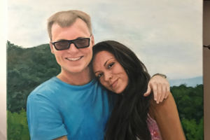 Портрет маслом на заказ по фото