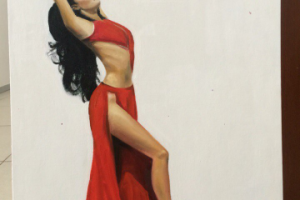 Арт портрет маслом