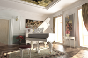 Интерьер в стиле позднего барокко