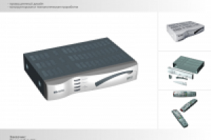 Цифровой спутниковый ресивер VA-7200 с пультом управления