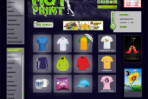 Дизайн сайта Hot-print