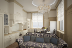 Кухня-столовая-гостиная