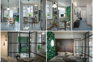 Интерьер однокомнатной квартиры 38 кв.м