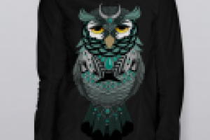 Принт на одежду "Сова"