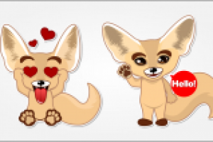 Варианты  стикеров для соц.сети