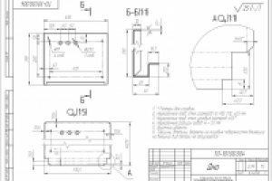 Чертеж листовой детали