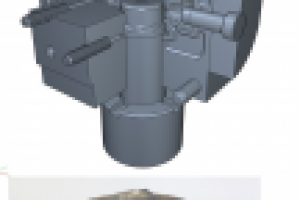 3D модель штампа- корпус водосчётчика + фото штамповки