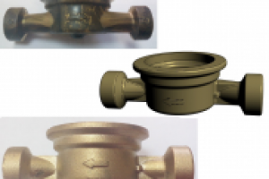 3D модель - корпус водосчётчика - штамповка + фото