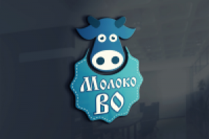 Логотип для "МОЛОКО-ВО"