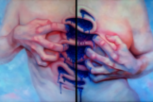 Диптих "Внутри" холст