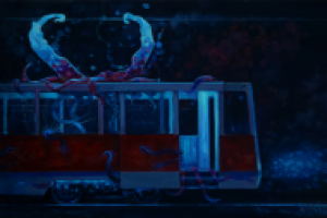 "Трамвай Любви", холст