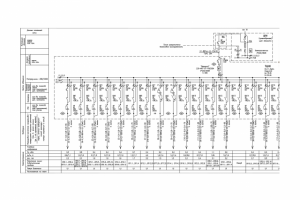 Принципиальная схема щитка освещения фасада