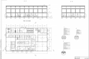 Компоновочный чертеж (производство таблеток)