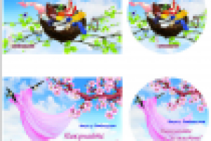 Подвесные мобайлы ТРЦ "Семеновский"