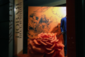 Оформление витрины мужской одежды UOMO Collezione для магазина в