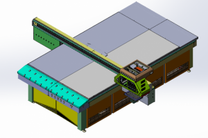 УФ принтер с рабочем полем 2х3 м