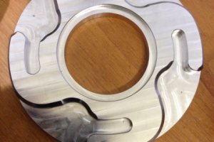 Фланец фигурный из алююминия